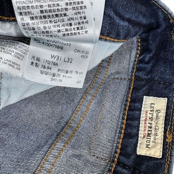 Levi’s 502 Cutoff Denim Jean Shorts Waist Size 31 - Picture 2 of 5